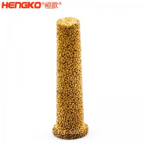 工廠(chǎng)直銷(xiāo)燒結(jié)黃銅青銅氣動(dòng)排氣消聲器1/8″油閥濾油器