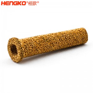 工廠(chǎng)直銷(xiāo)燒結(jié)黃銅青銅氣動(dòng)排氣消聲器1/8″油閥濾油器