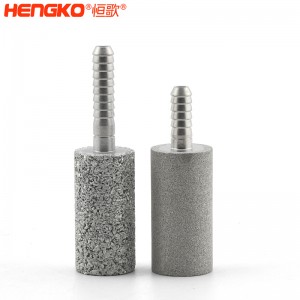 廠家定制316L粉末燒結(jié)不銹鋼過濾器曝氣頭，高強度耐腐蝕水族專用氣泡石