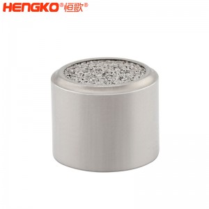 廠家定制0.2-90微米多孔金屬氣體傳感器防爆外殼，隔火焰耐腐蝕316L不銹鋼防爆片