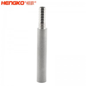 廠家批量生產(chǎn)不銹鋼粉末燒結(jié)曝氣頭擴散器 孔隙率高流通速度快，用于臭氧發(fā)生器
