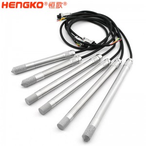 管道用溫濕度探頭 長桿通風(fēng)管道工業(yè)級(jí)防護(hù)溫濕度探頭