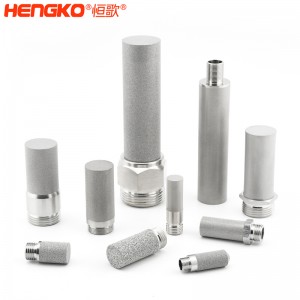 廠家來圖定制粉末燒結(jié)316L不銹鋼過濾器濾芯防塵耐腐蝕，用于化工制藥