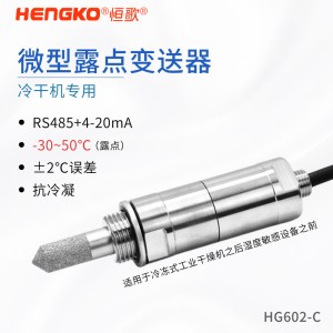 恒歌RS485露點(diǎn)變送器_高精度露點(diǎn)測(cè)量?jī)x_測(cè)量露點(diǎn)或水分含量用