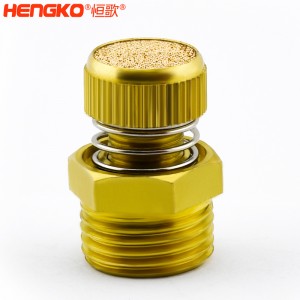 廠家批發(fā)HSD型可調(diào)節(jié)青銅消聲消音器多規(guī)格耐高溫消音降噪，用于電磁閥氣動(dòng)靜音器接頭